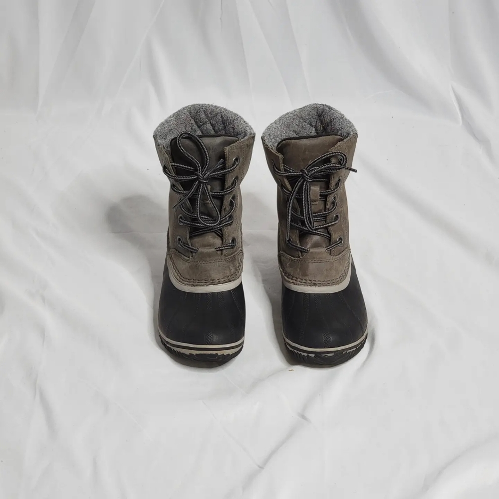 Sorel Slimpack II Lace Leather Waterproof Women’s Snow Winter Boots Sz 8 - Picture 4 of 11